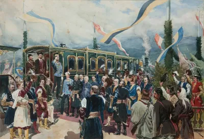 Farewell Of The Emperor In Lupkow