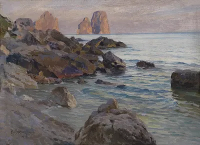 Farglioni Felsen Bei Capri