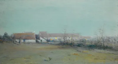 Farm At Dusk