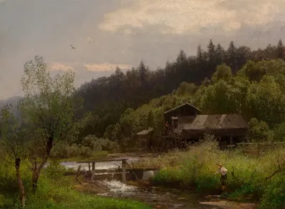 Farm House By The Creek