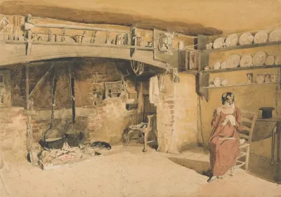 Farm House Kitchen At Brackham In Surrey