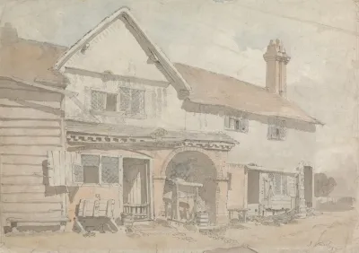 Farm House With A Well