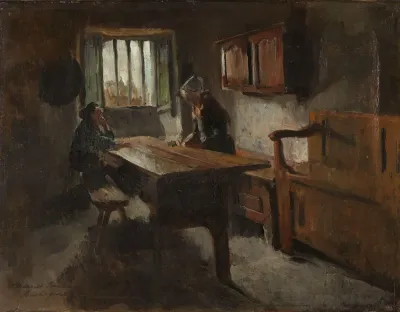 Farm Interior From Rochefort En Terre Brittany