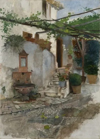 Farm Interior From The South Of Spain