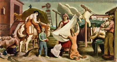 Farm Life Mural Study