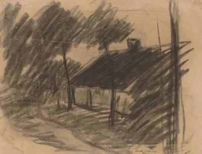 Farm Surrounded By Trees