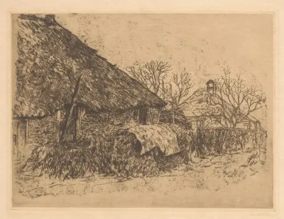 Farm With Hedge