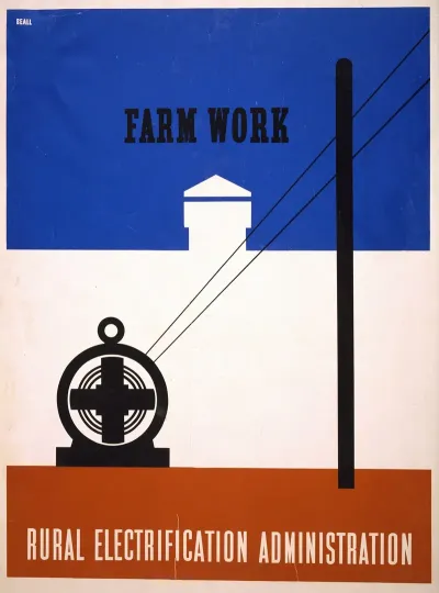 Farm Work Rural Electrification Administration U S Department Of Agriculture