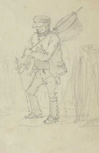 Farmer Coming From Fishing