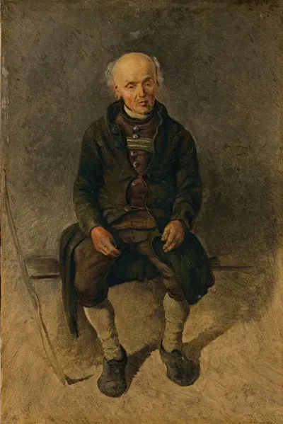 Farmer Smoking A Pipe