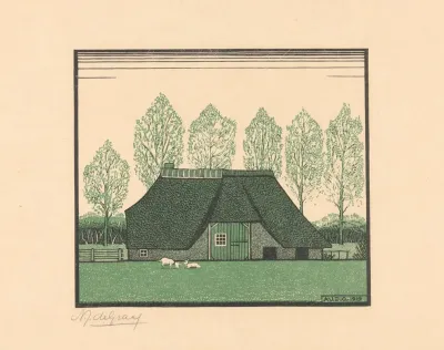 Farmhouse With Thatched Roof 2