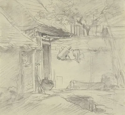Farmstead With Watering Can