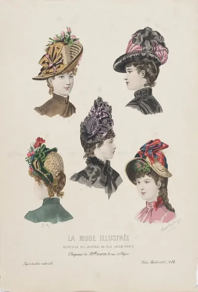 Fashion Plate For La Mode Illustree 2