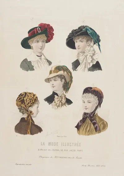 Fashion Plate For La Mode Illustree
