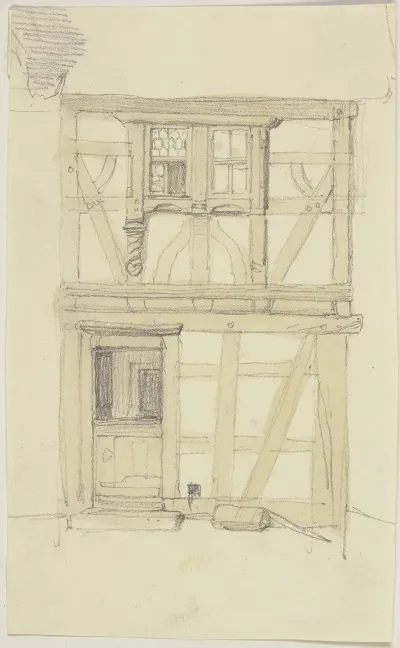 Fassade Eines Fachwerkhauses
