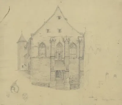Fassade Von St Martin In Lorch Am Rhein
