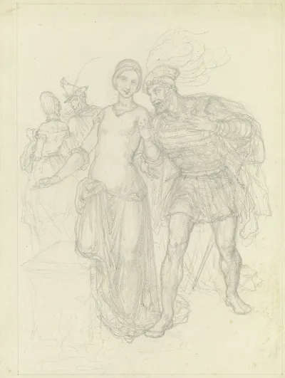 Faust Und Gretchen Im Hintergrund Marthe Und Mephisto 5
