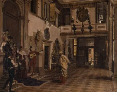 Feast At The Doges Palace In Venice