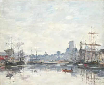 Fecamp Le Port Par Temps De Brouillard