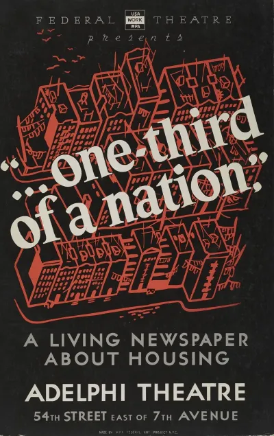 Federal Theatre Presents One Third Of A Nation