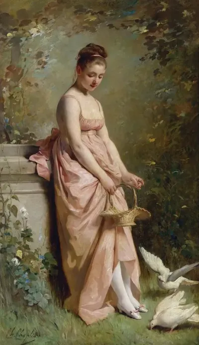 Feeding Doves