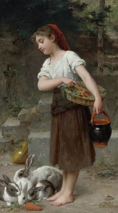 Feeding The Rabbits