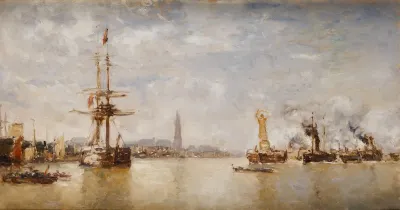 Feestelijkheden Op De Schelde Naar Aanleiding Van De Afkoping Van De Scheldetol Studie