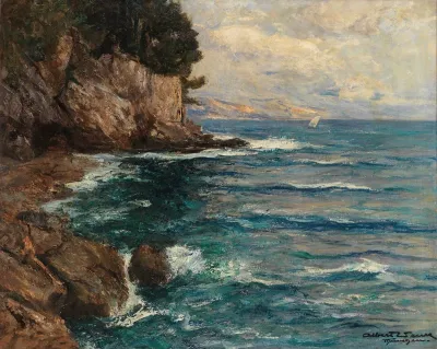 Felsenkuste Auf Capri