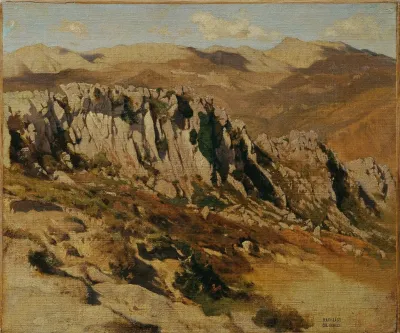 Felsenlandschaft Bei Olevano