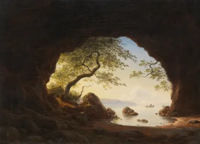 Felsgrotte Auf Bornholm
