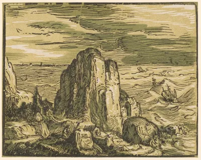 Felsklippe An Der Meereskuste