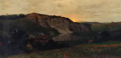 Felslandschaft Mit Weiher