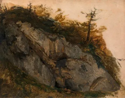 Felsstudie Aus Dem Hollental