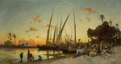 Feluccas On The Nile
