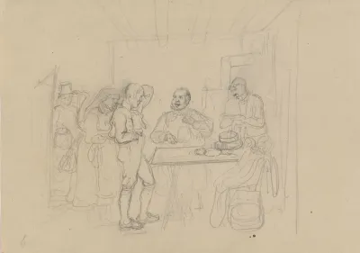 Fem Figurer I Interior