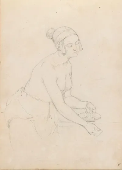 Female Figure With A Shell