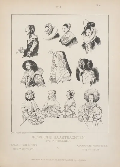 Female Head Dress Xviith Century