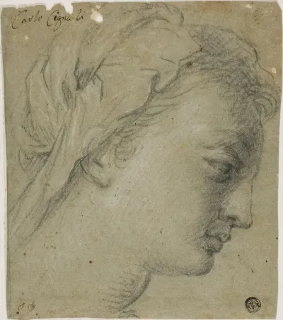Female Head In Profile To Right