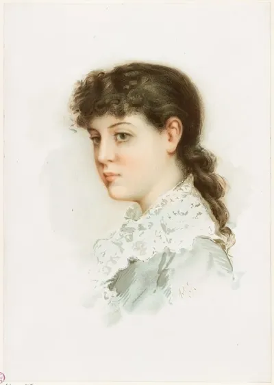 Female Head No 2 Brunette