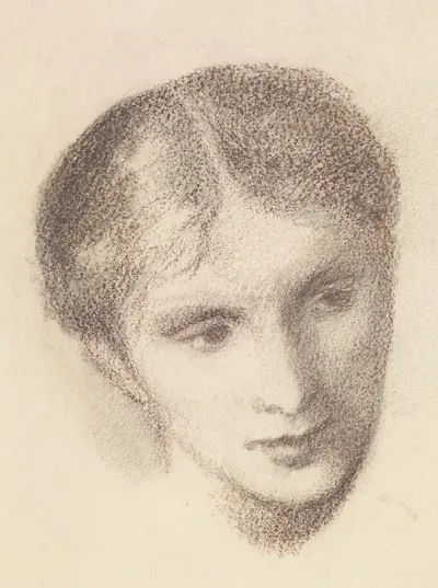 Female Head Study Of A Woman 2