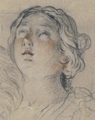 Female Head Upturned