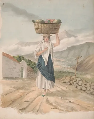 Female Huckster Of Port Orotava
