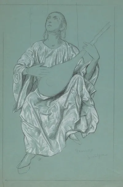 Female Lute Player 3