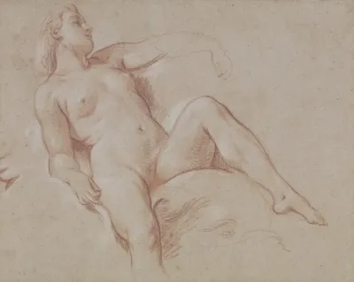 Female Nude On A Dolphin