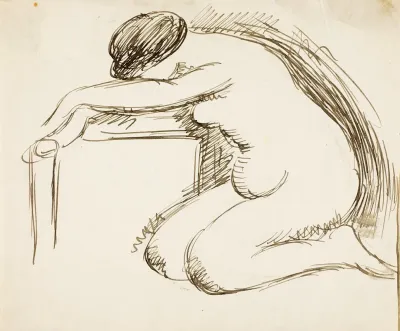 Female Nude On Knees