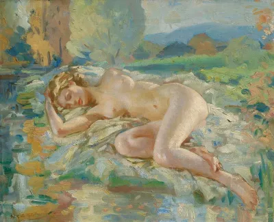 Female Nude Reclining 2