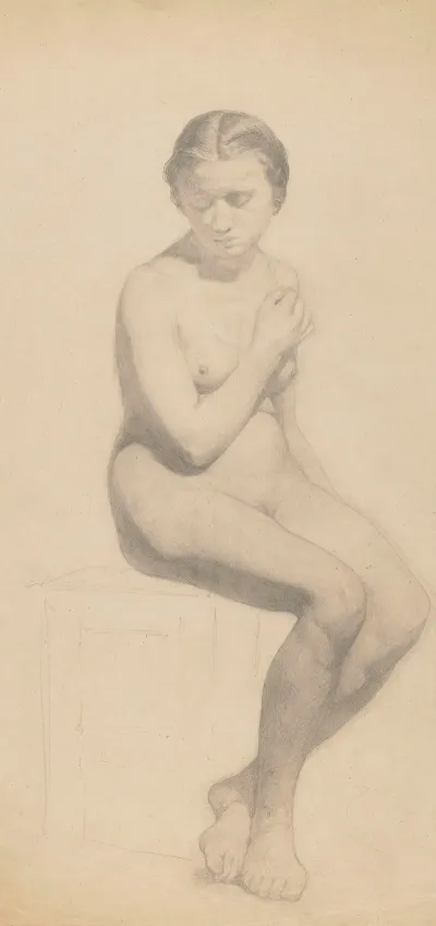 Female Nude Sitting 2