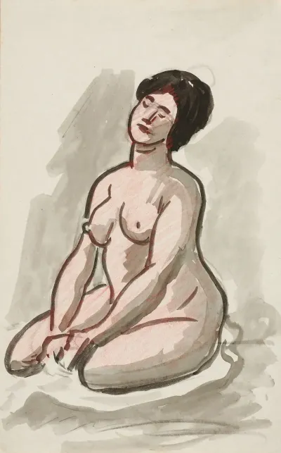 Female Nude Sitting