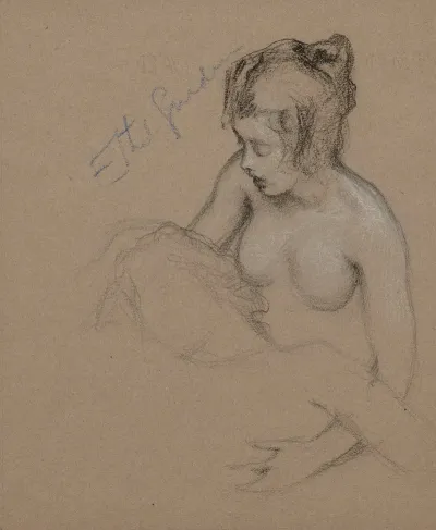 Female Nude Study For The Lament For Icarus 2
