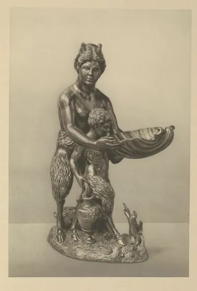 Female Satyr And Young Faun Riccio